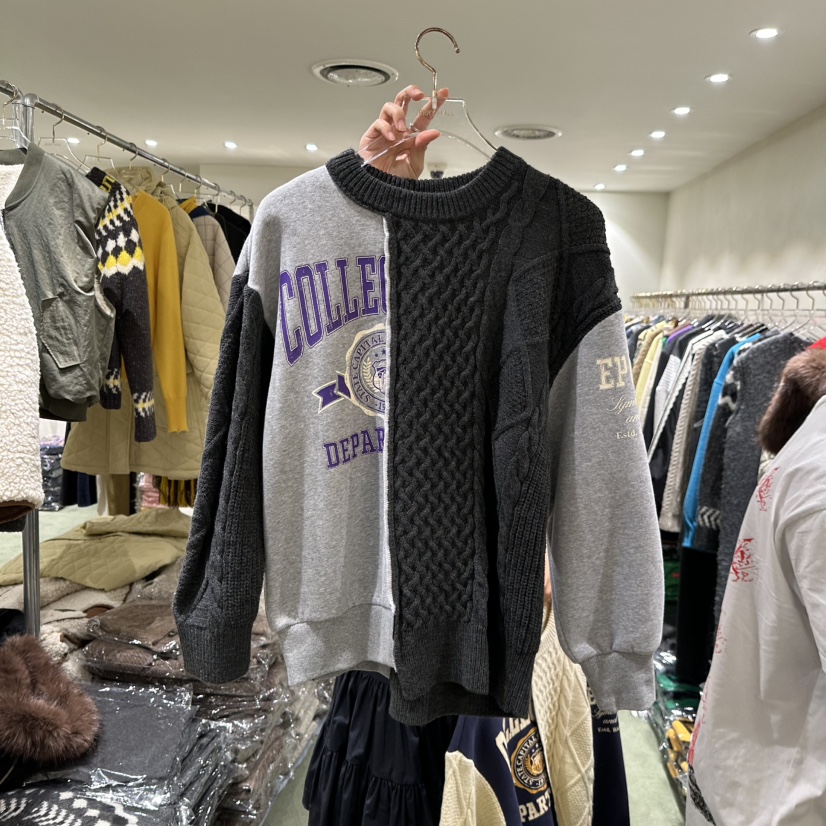 JERRY HALL-P韓國代購㊣女裝新款推薦25秋冬休閑熱賣針織衫JERRY HALL針織衫圖色2