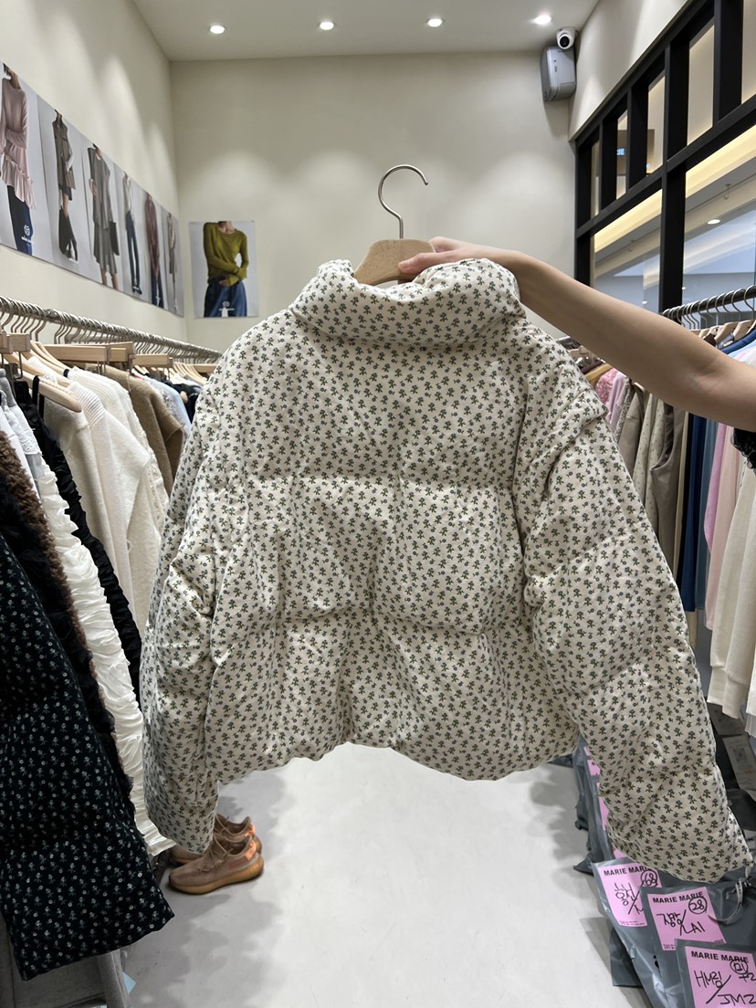 MARIE MARIE韓國代購㊣女裝新款25秋冬短款羽絨服可拆卸鴨絨MARIE MARIE短款羽絨服