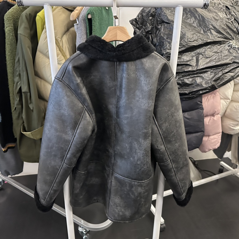 EGG東大門㊣直郵女士新款人氣時尚熱賣休閑職業真品推薦皮衣EGG-訂貨周期長皮衣