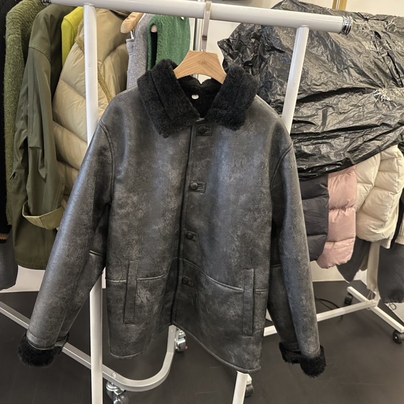 EGG東大門㊣直郵女士新款人氣時尚熱賣休閑職業真品推薦皮衣EGG-訂貨周期長皮衣圖色1