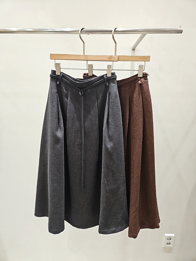 MONTER韓國直郵㊣女裝新款休閑推薦25秋冬真品人氣熱賣長裙MONTER長裙