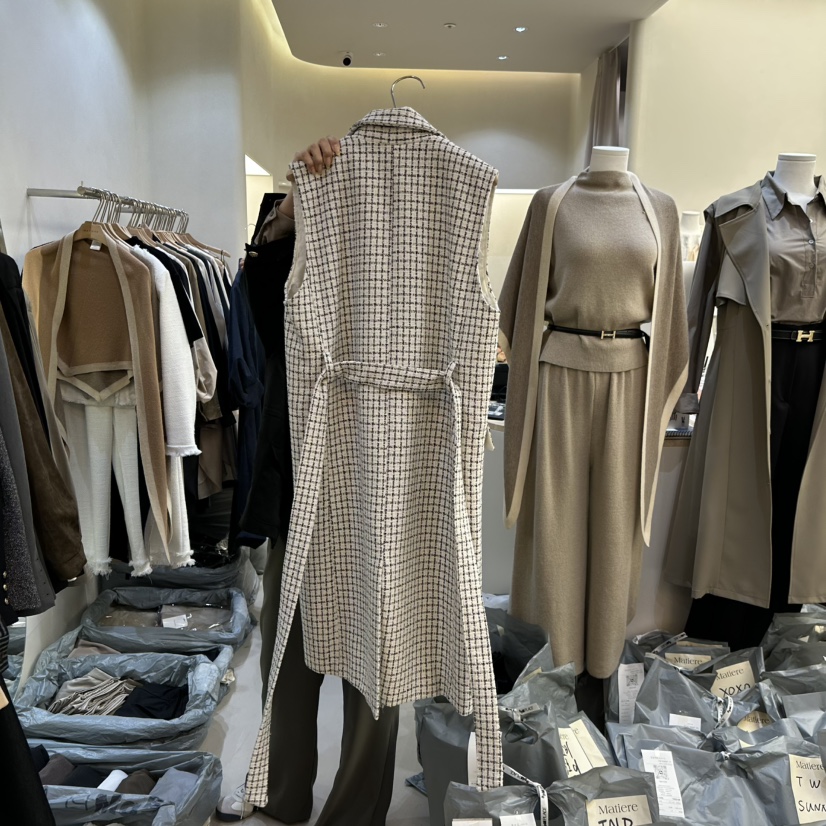 MATIERE韓國直郵㊣女裝新款25秋冬真品休閑時尚人氣職業連衣裙MATIERE連衣裙