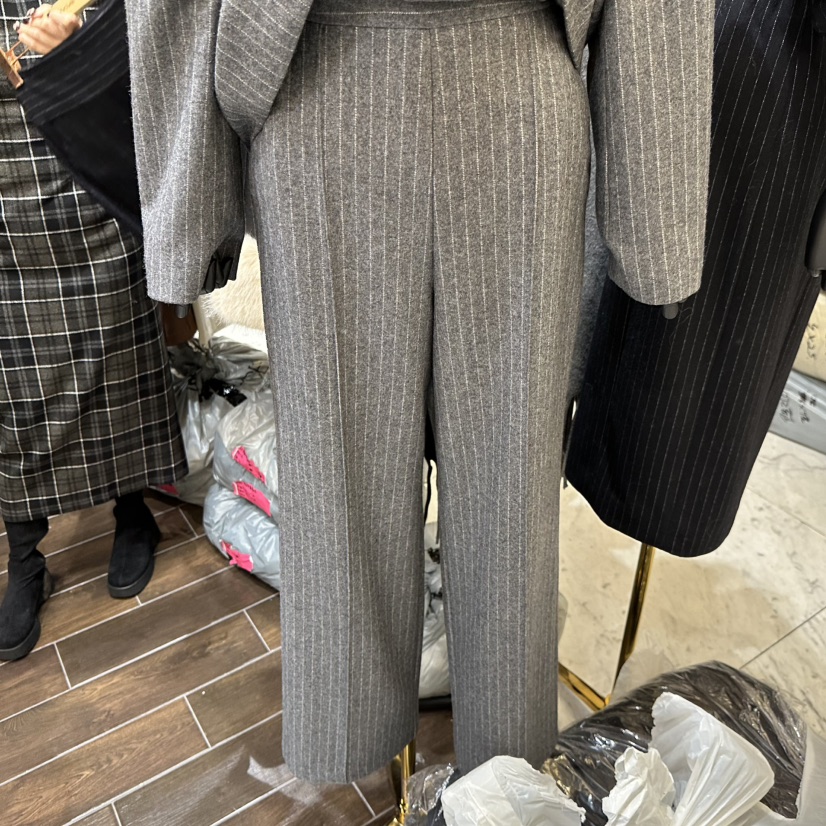 HERISH-HAUTE東大門㊣代購女裝新品人氣休閑職業休閑褲條紋HERISH-HAUTE休閑褲圖色1