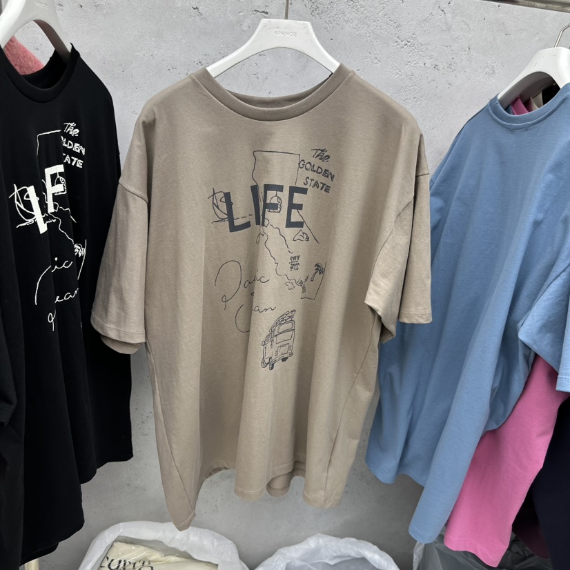 SIXTEEN韓國代購㊣女士新品推薦人氣時尚25秋冬休閑職業T恤SIXTEENT恤圖色5