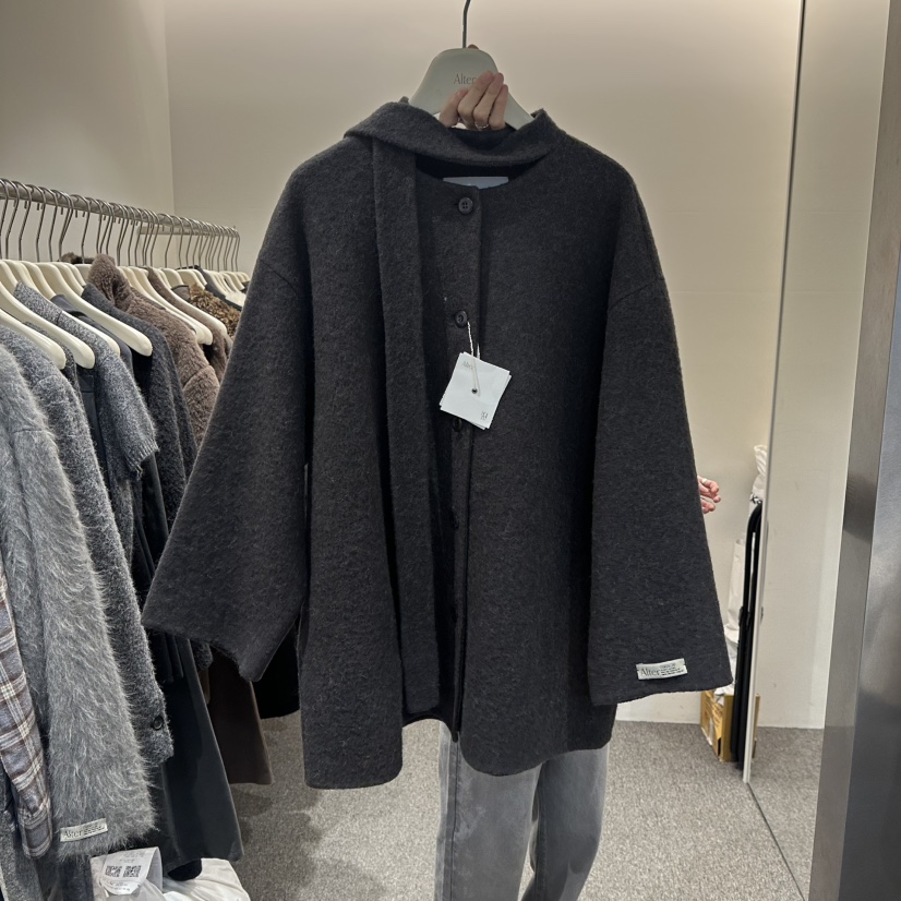 ALTER東大門㊣代購女士新品人氣休閑推薦時尚真品職業短款大衣Alter短款大衣圖色2