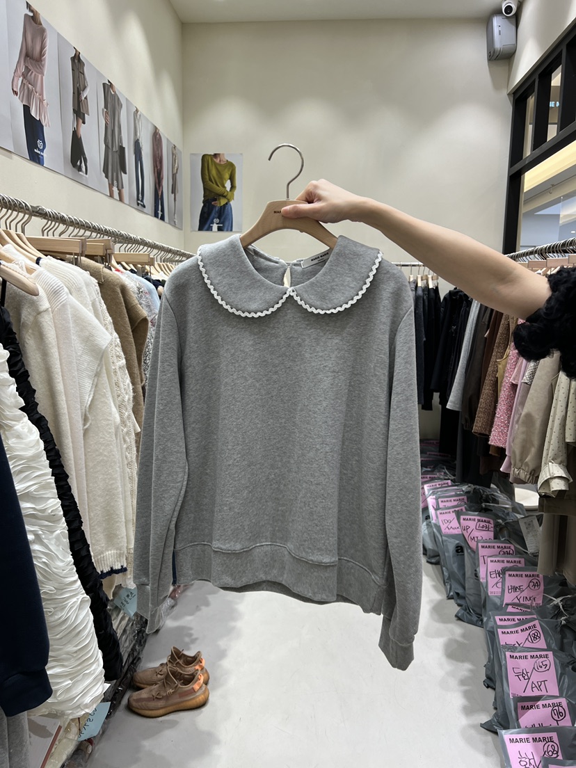 MARIE MARIE韓國直郵㊣女裝新品休閑熱賣真品職業推薦衛衣MARIE MARIE衛衣圖色2
