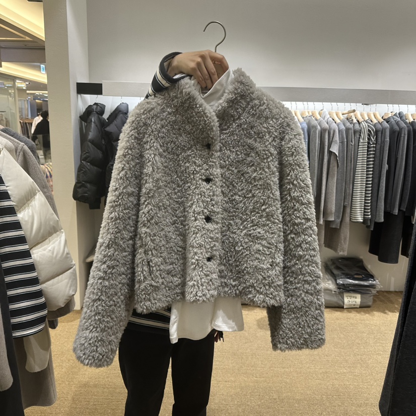 NDE韓國直郵㊣女裝新品25秋冬休閑推薦熱賣職業真品短款大衣NDE短款大衣圖色1