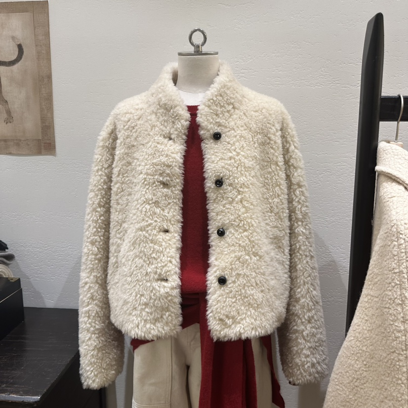 NDE韓國直郵㊣女裝新品25秋冬休閑推薦熱賣職業真品短款大衣NDE短款大衣圖色2