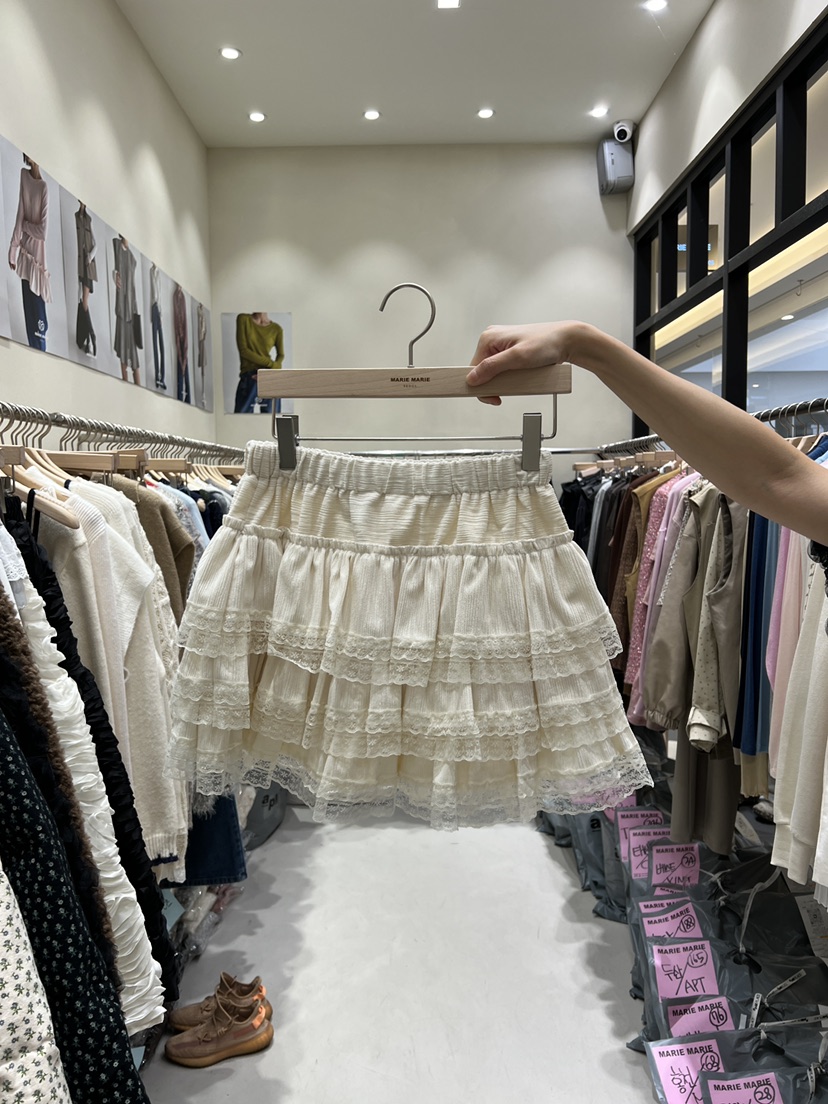 MARIE MARIE韓國直郵㊣女士新品推薦時尚人氣25秋冬休閑短裙MARIE MARIE短裙圖色1