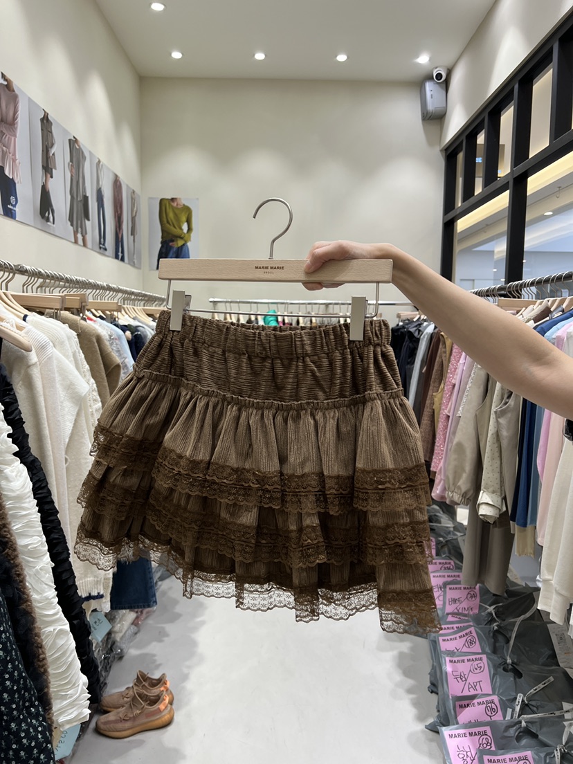 MARIE MARIE韓國直郵㊣女士新品推薦時尚人氣25秋冬休閑短裙MARIE MARIE短裙圖色2