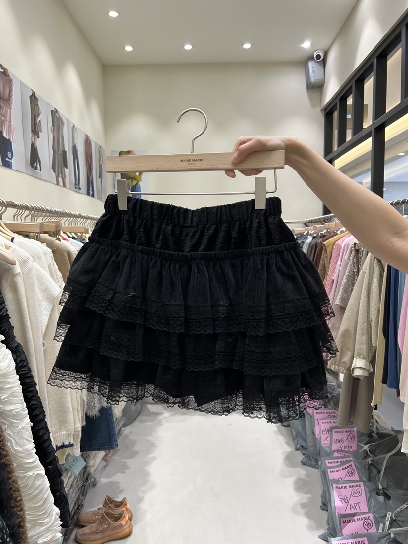 MARIE MARIE韓國直郵㊣女士新品推薦時尚人氣25秋冬休閑短裙MARIE MARIE短裙圖色3