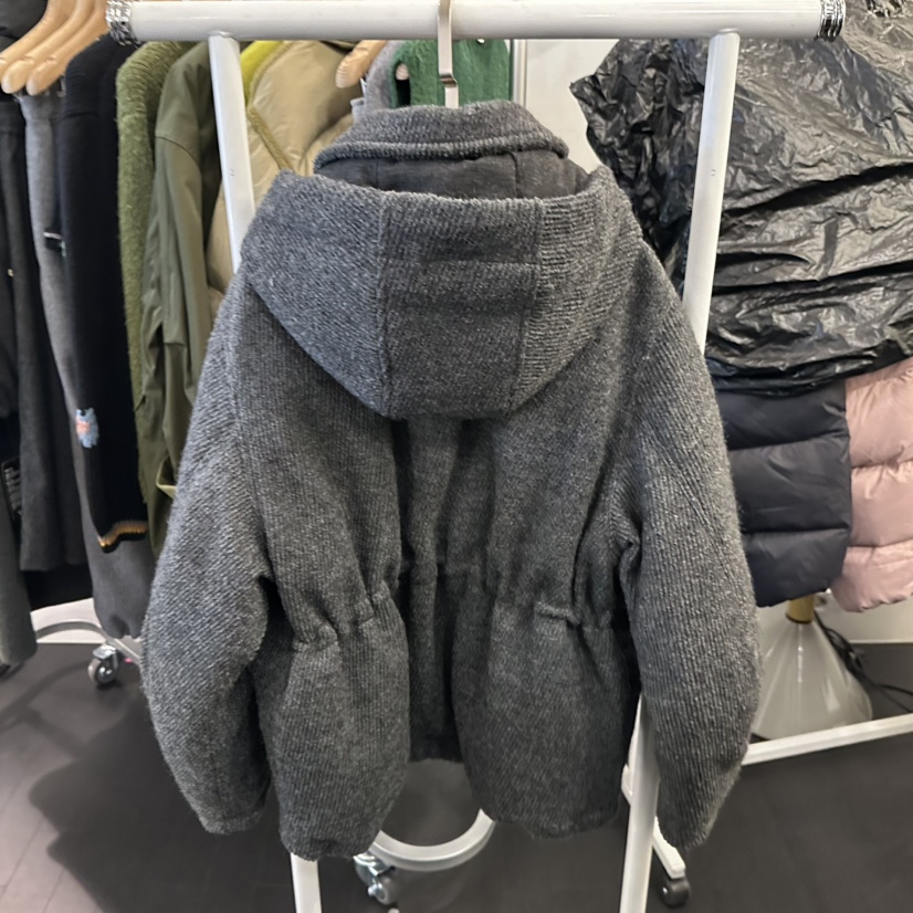 EGG東大門㊣代購女士新款推薦真品人氣休閑時尚短款大衣鵝絨EGG-訂貨周期長短款大衣