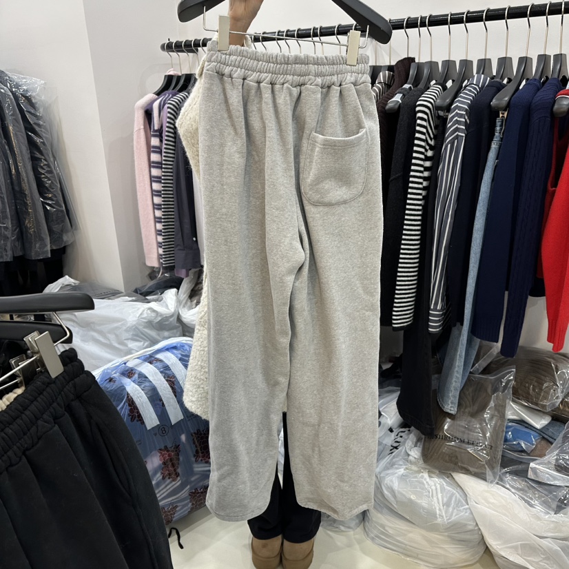 MUSHROOM EFFECT韓國代購㊣女裝新品人氣推薦休閑休閑褲加絨MUSHROOM EFFECT休閑褲