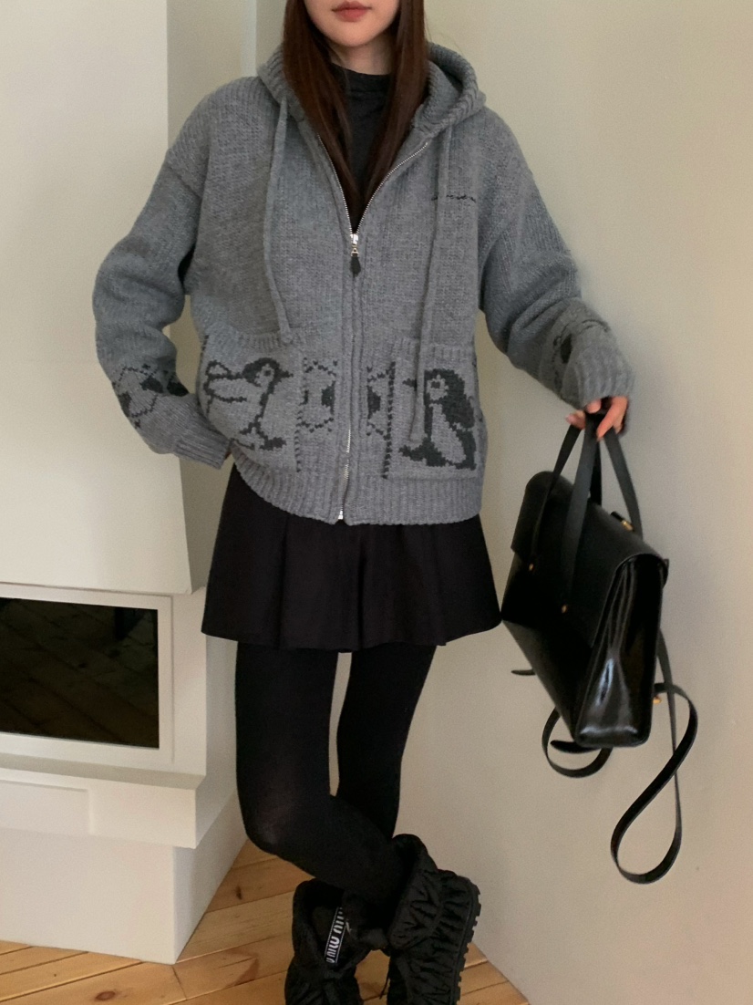 ANOU東大門㊣直郵女士新品25秋冬推薦休閑時尚職業真品毛衣ANOU毛衣