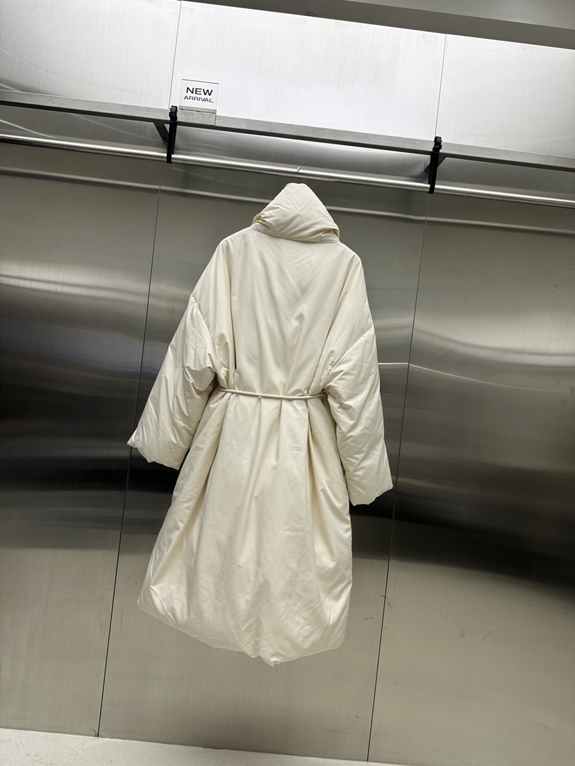 MYDRESS東大門㊣代購女士新款25秋冬時尚長款羽絨服含腰繩填充MYDRESS長款羽絨服