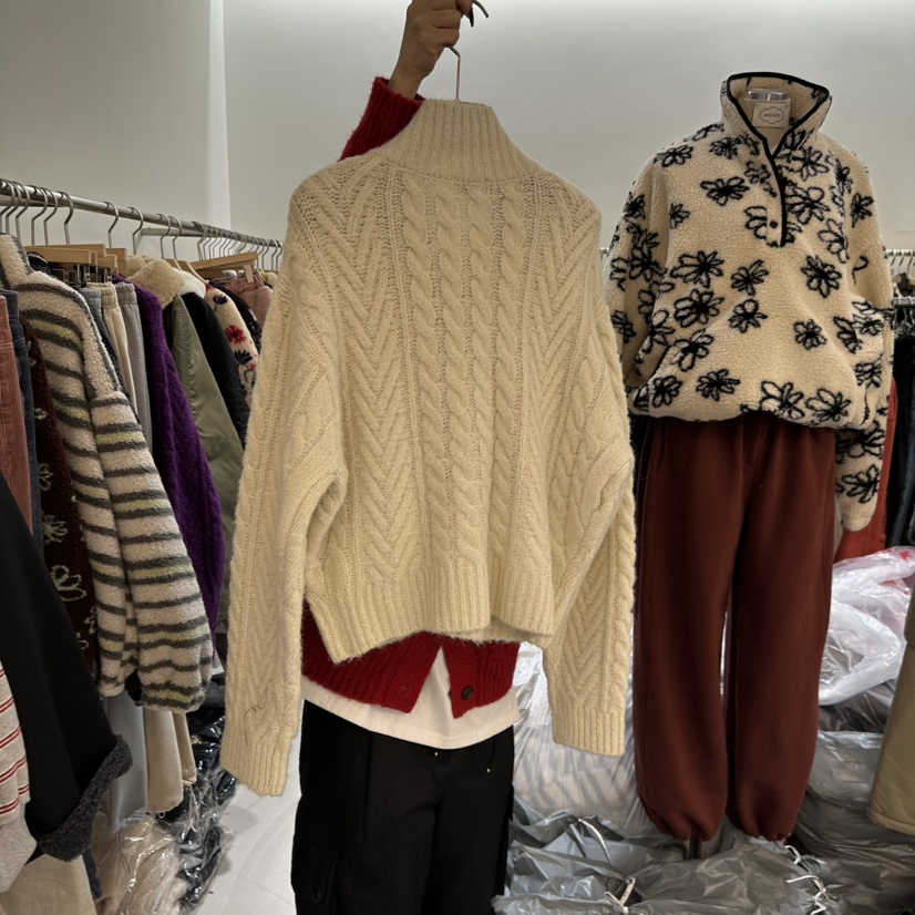 BAGUETTE-P東大門㊣代購女士新品職業時尚真品推薦毛衣高領BAGUETTE-P毛衣