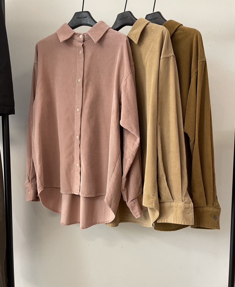 OBJET東大門㊣直郵女士新款人氣休閑推薦25秋冬時尚襯衫蕾絲衫love us u/OBJET襯衫/蕾絲衫