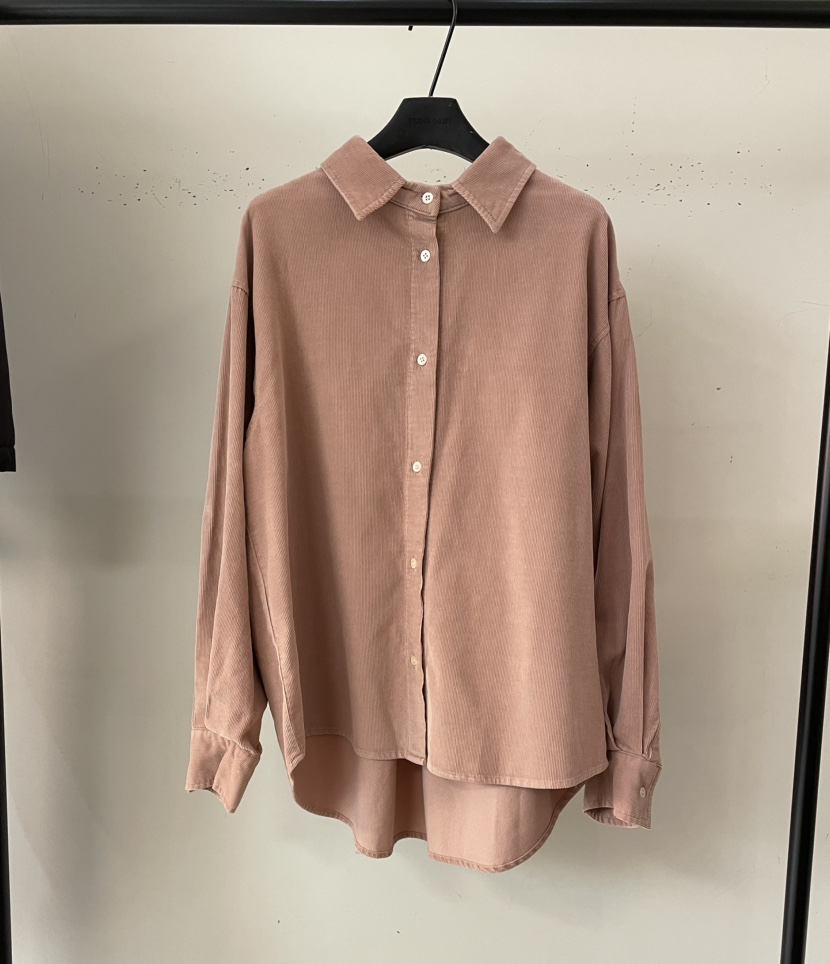 OBJET東大門㊣直郵女士新款人氣休閑推薦25秋冬時尚襯衫蕾絲衫love us u/OBJET襯衫/蕾絲衫圖色1