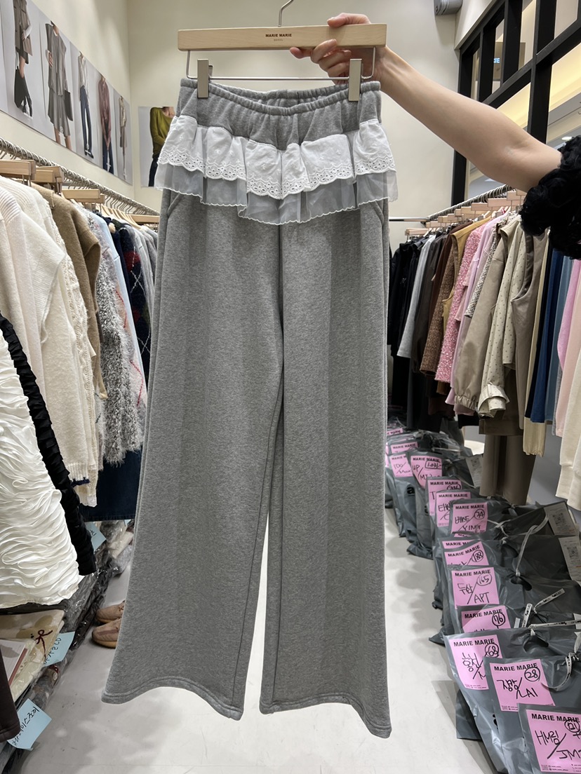 MARIE MARIE韓國直郵㊣女裝新品真品熱賣裙褲荷葉邊單排扣MARIE MARIE裙褲圖色1