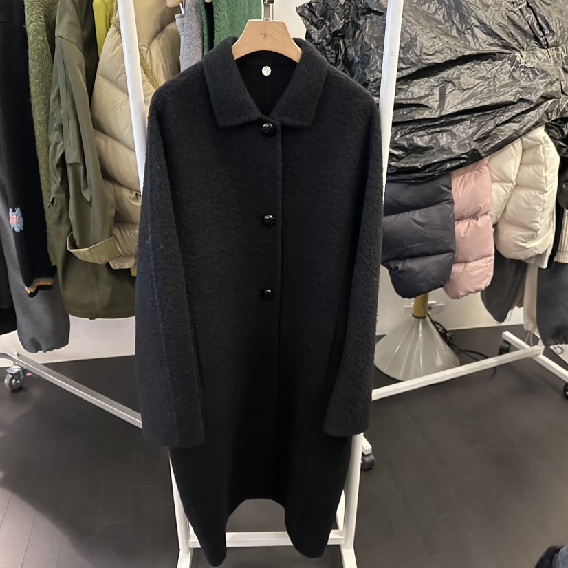 EGG東大門㊣直郵女裝新品休閑熱賣時尚推薦人氣真品中長款大衣EGG-訂貨周期長中長款大衣圖色2