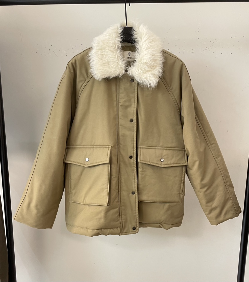 OBJET韓國代購㊣女士新款休閑人氣職業25秋冬時尚推薦夾克羊毛love us u/OBJET夾克圖色2