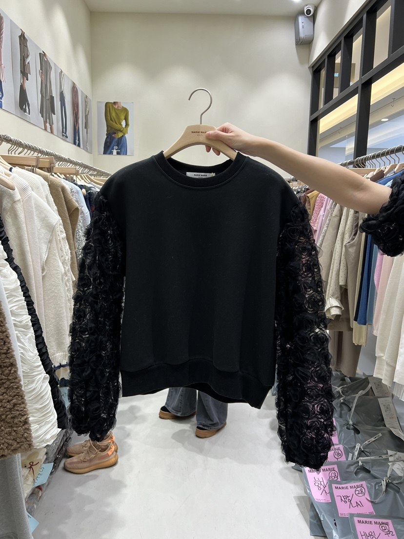 MARIE MARIE東大門㊣代購女裝新款真品25秋冬熱賣人氣衛衣MARIE MARIE衛衣圖色2