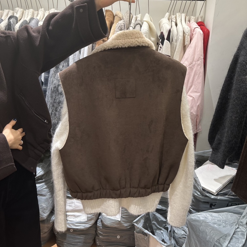 JADEMARKET韓國代購㊣女士新款真品熱賣25秋冬馬甲不含內搭系帶JADE MARKET馬甲