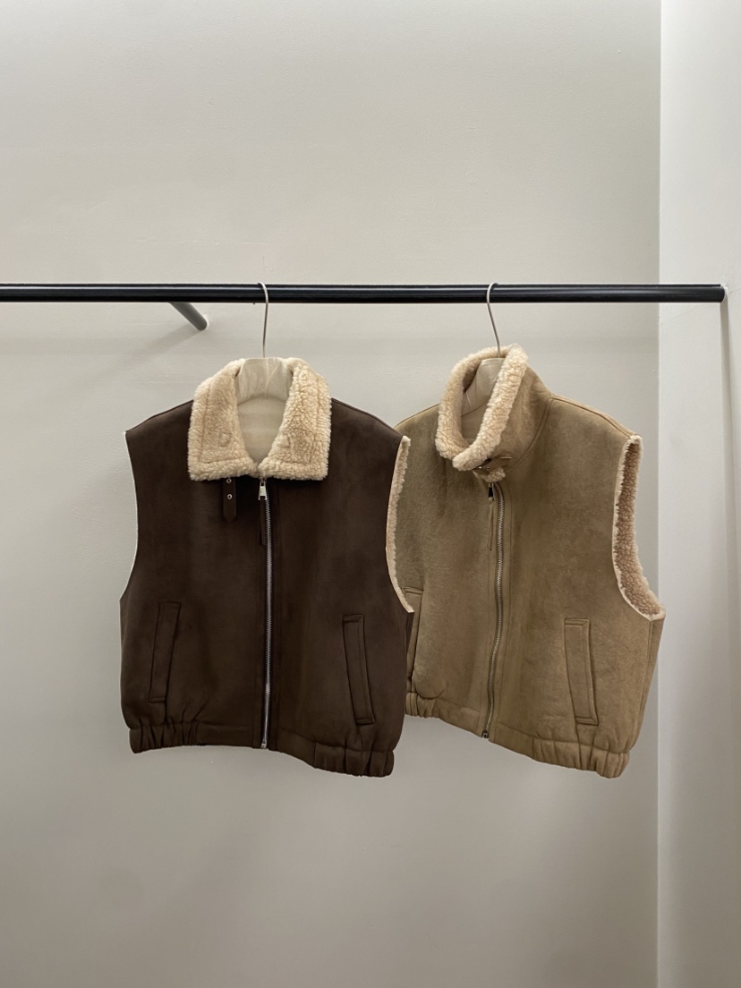 JADEMARKET韓國代購㊣女士新款真品熱賣25秋冬馬甲不含內搭系帶JADE MARKET馬甲