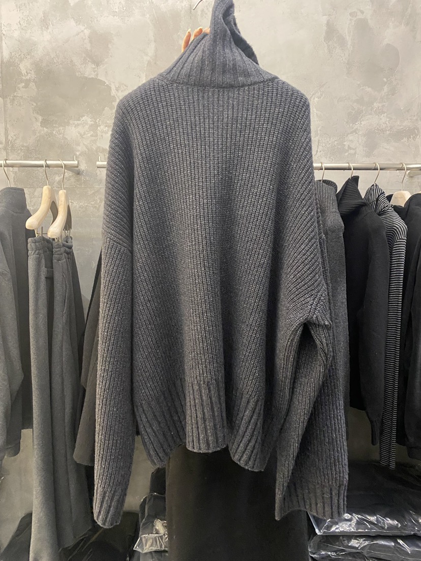 THE VETIVER-A東大門㊣代購女裝新款25秋冬職業針織衫拉鏈VETIVER針織衫圖色1