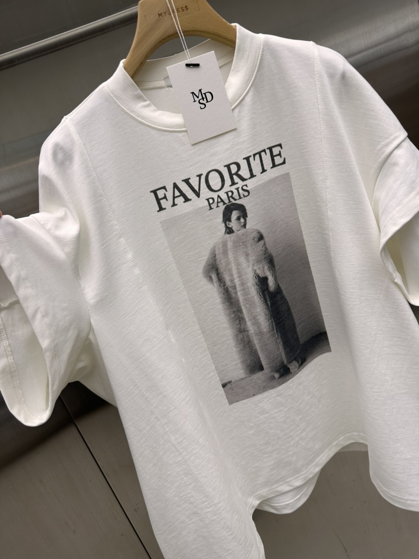 MYDRESS韓國代購㊣女裝新品25秋冬時尚休閑職業人氣T恤毛皮MYDRESST恤