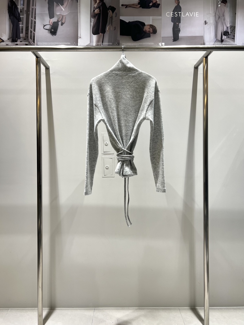 CESTLAVIE東大門㊣代購女士新品職業熱賣休閑針織衫羊毛高領CESTLAVIE針織衫