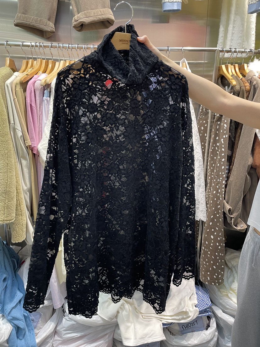 MENDL S東大門㊣代購女士新款休閑真品熱賣職業襯衫蕾絲衫MENDL S襯衫/蕾絲衫圖色2