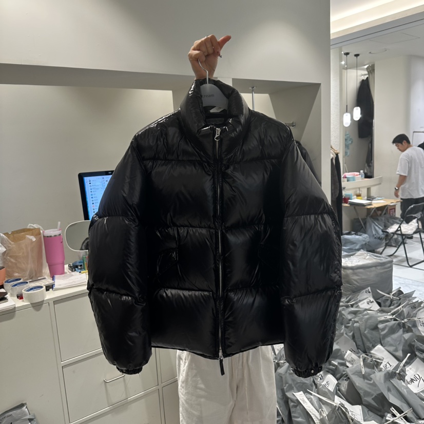 CREAM-P東大門㊣代購女裝新品真品職業熱賣時尚短款羽絨服絨CREAM-P短款羽絨服圖色3