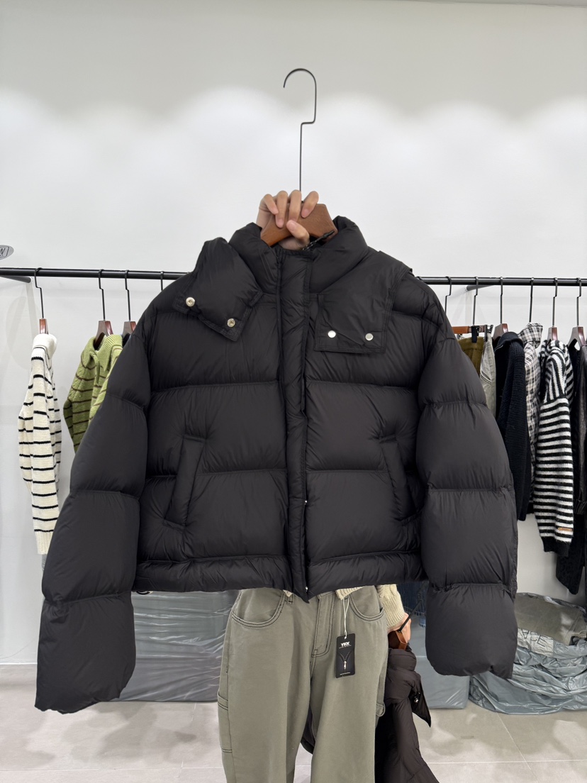 WATERMELON東大門㊣實拍女士新款人氣25秋冬時尚短款羽絨服WATER MELON短款羽絨服圖色3