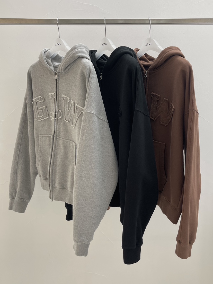 ACME東大門㊣實拍女裝新品職業推薦25秋冬熱賣夾克連帽衫加絨ACME夾克