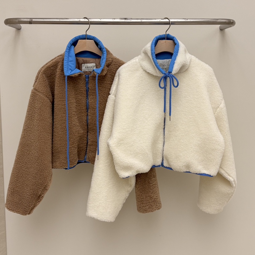 LAIVE東大門㊣代購女裝新款熱賣推薦時尚職業休閑人氣夾克羊毛LAIVE夾克