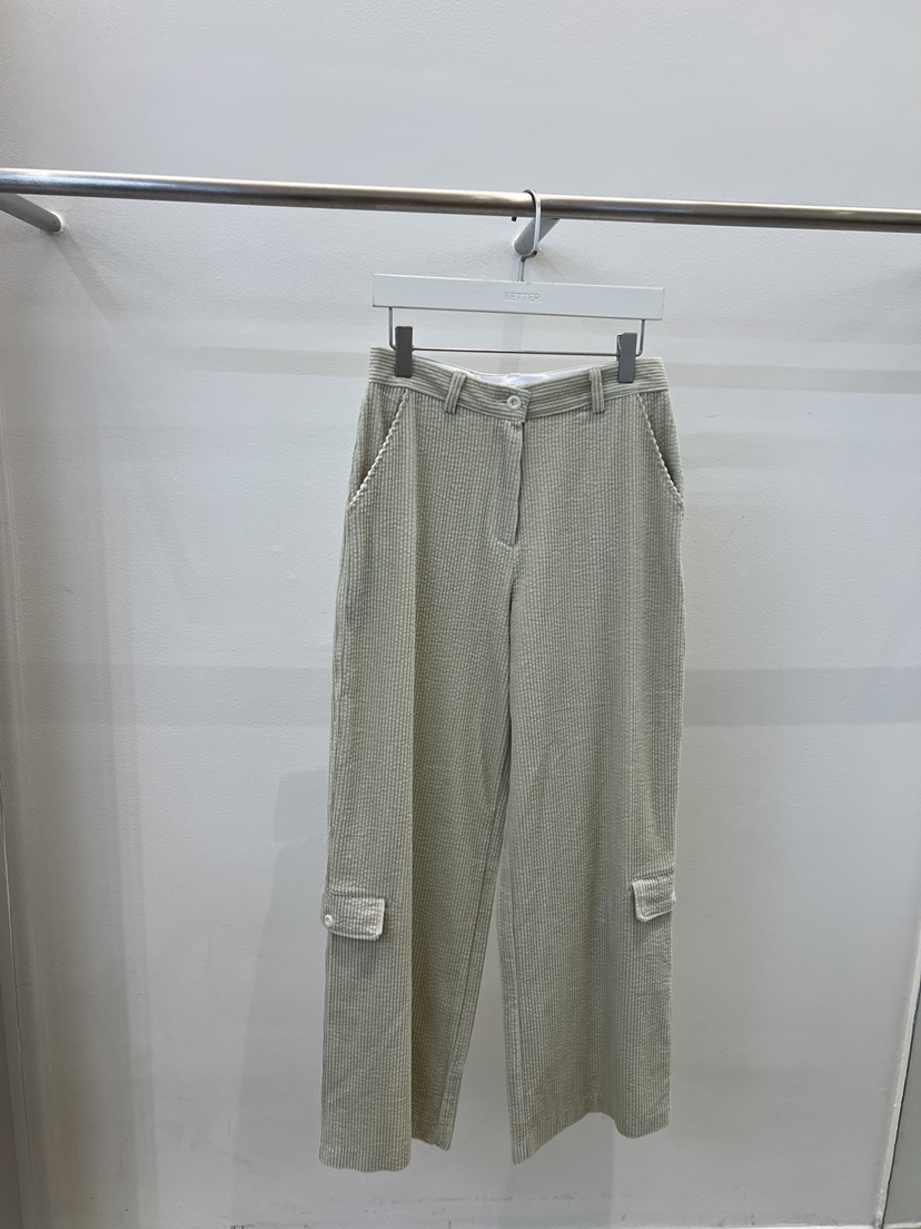 BETTER東大門㊣代購女士新品熱賣真品職業25秋冬休閑褲燈芯絨BETTER休閑褲圖色1