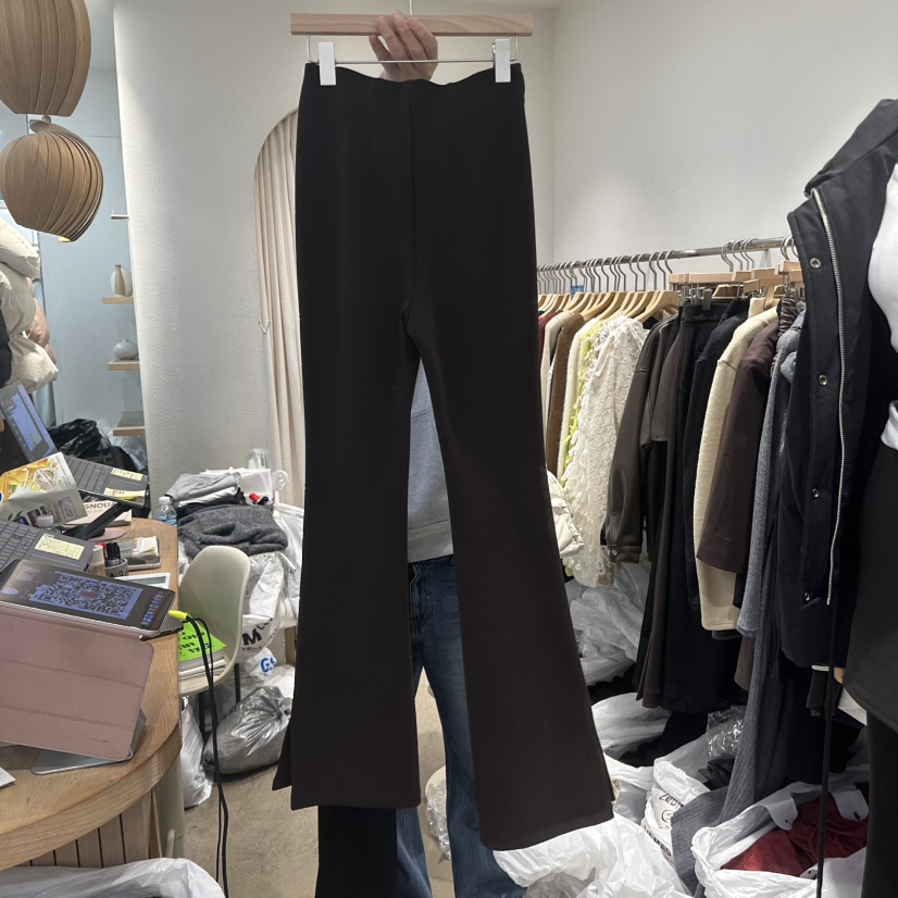 MAGNOLIA36-L韓國代購㊣女士新款推薦25秋冬熱賣休閑褲加絨MAGNOLIA36-L休閑褲