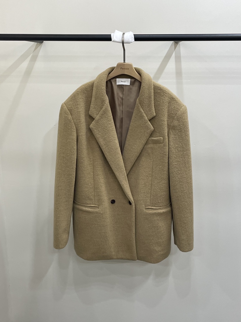 PERSON韓國直郵㊣女士新品職業熱賣人氣推薦休閑真品時尚夾克PERSON夾克圖色1