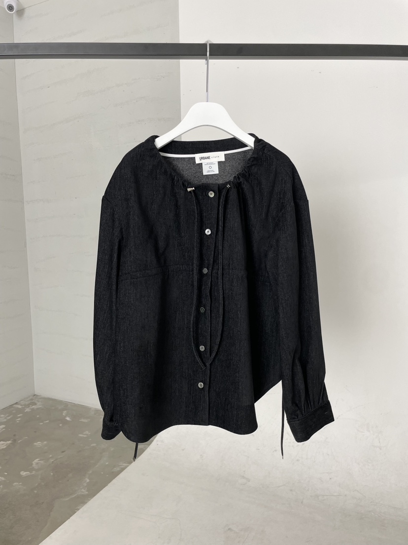 URBANE cloth東大門㊣代購女裝新款時尚人氣襯衫蕾絲衫加絨URBANE cloth襯衫/蕾絲衫圖色3黑色