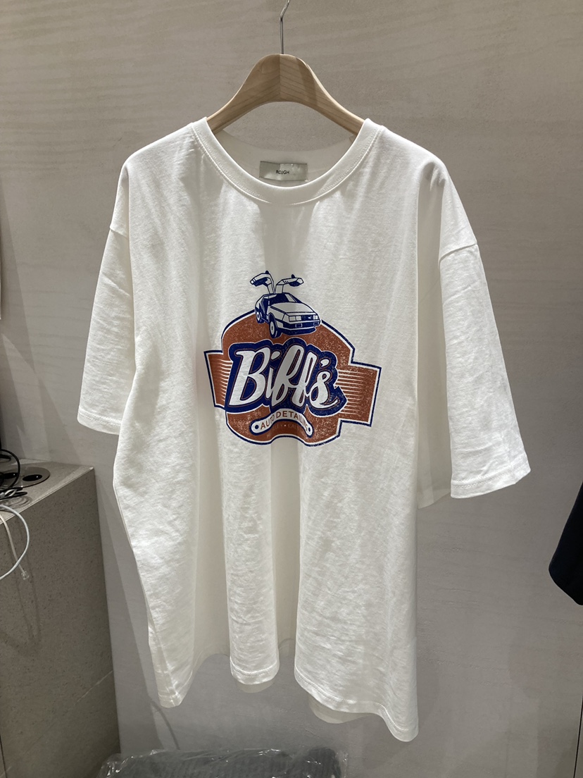 ROUGH東大門㊣直郵女士新品熱賣休閑職業時尚真品人氣推薦T恤ROUGHT恤圖色2