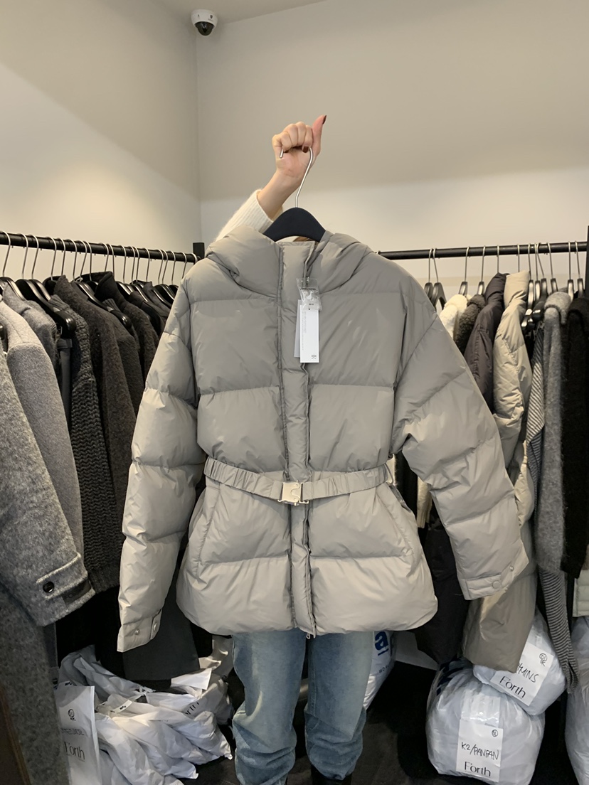 FORTH東大門㊣實拍女士新品時尚人氣職業推薦短款羽絨服兜帽FORTH短款羽絨服圖色1