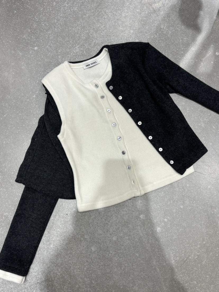 OKIE韓國直郵㊣女裝新品休閑職業時尚人氣真品推薦套裝兩件套OKIE套裝圖色2