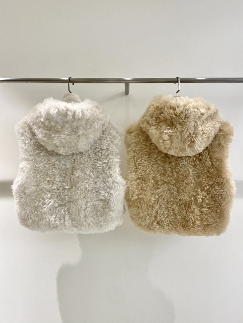 1968韓國代購㊣女士新品職業休閑熱賣真品推薦馬甲抓絨連帽1968/YEOUYA馬甲