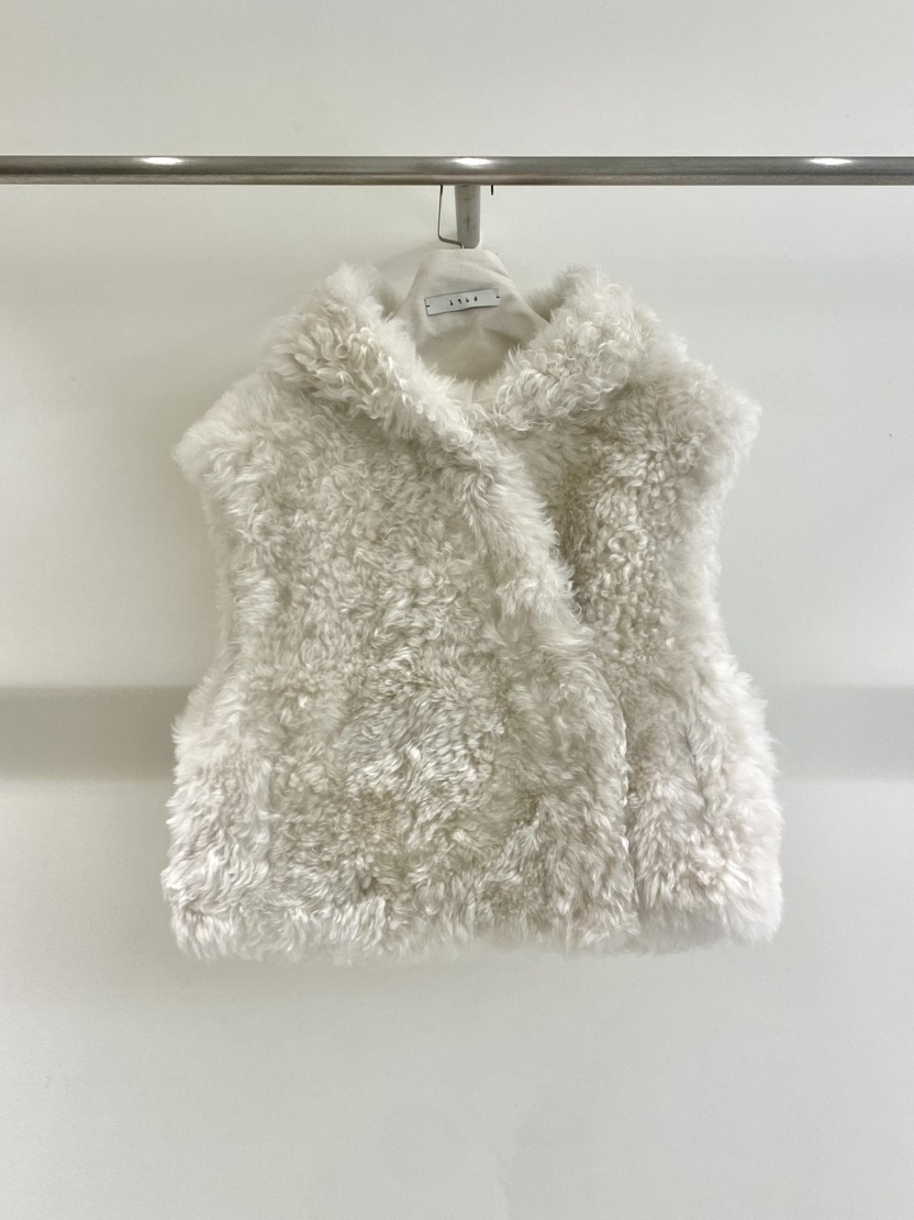 1968韓國代購㊣女士新品職業休閑熱賣真品推薦馬甲抓絨連帽1968/YEOUYA馬甲圖色1