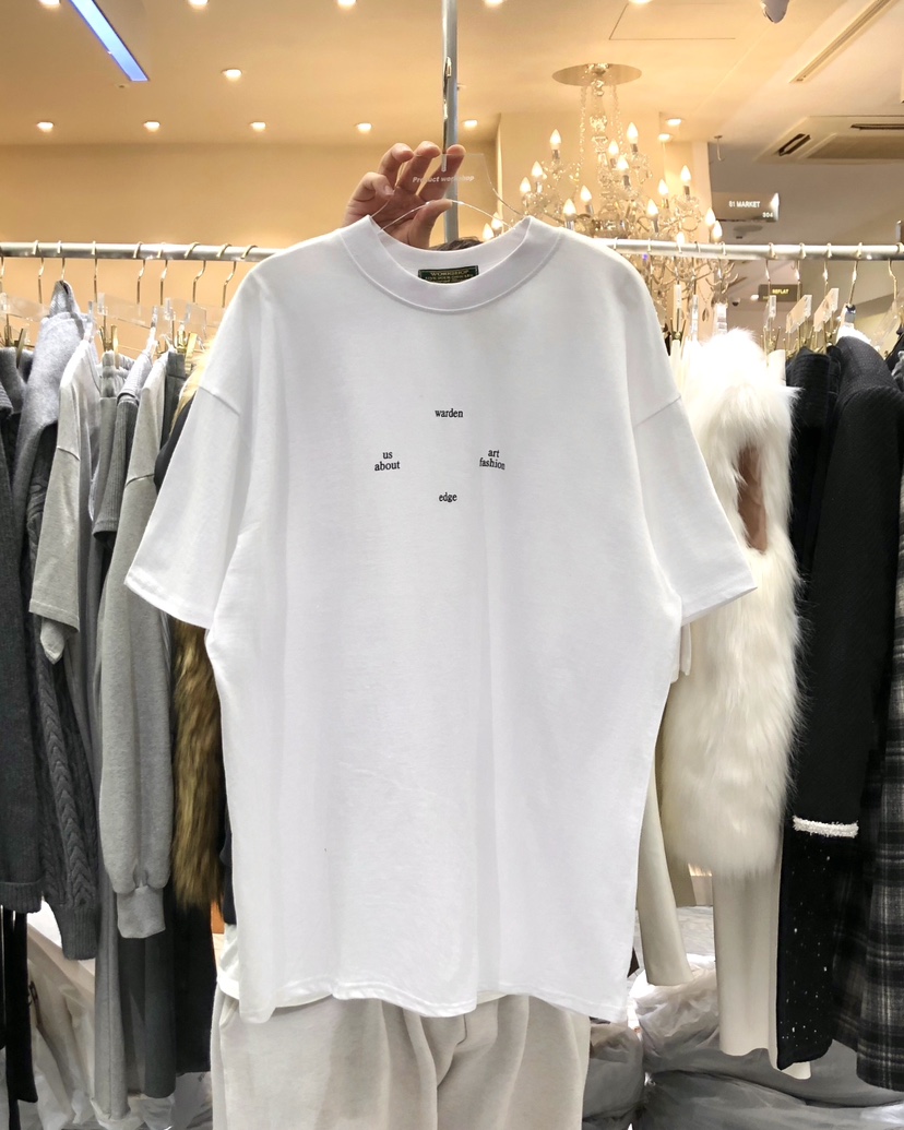 WORK SHOP韓國代購㊣女裝新品真品熱賣人氣職業25秋冬休閑T恤Work_shopT恤圖色1