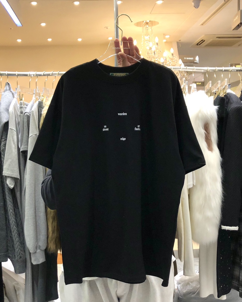 WORK SHOP韓國代購㊣女裝新品真品熱賣人氣職業25秋冬休閑T恤Work_shopT恤圖色2