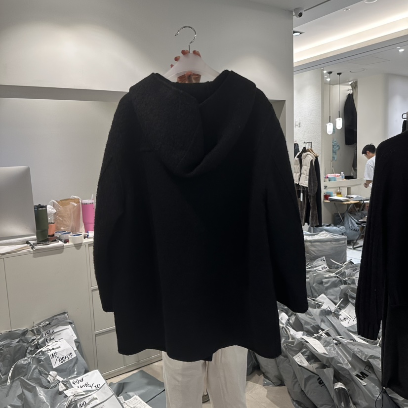 CREAM-P東大門㊣實拍女士新品熱賣推薦真品時尚人氣短款大衣CREAM-P短款大衣