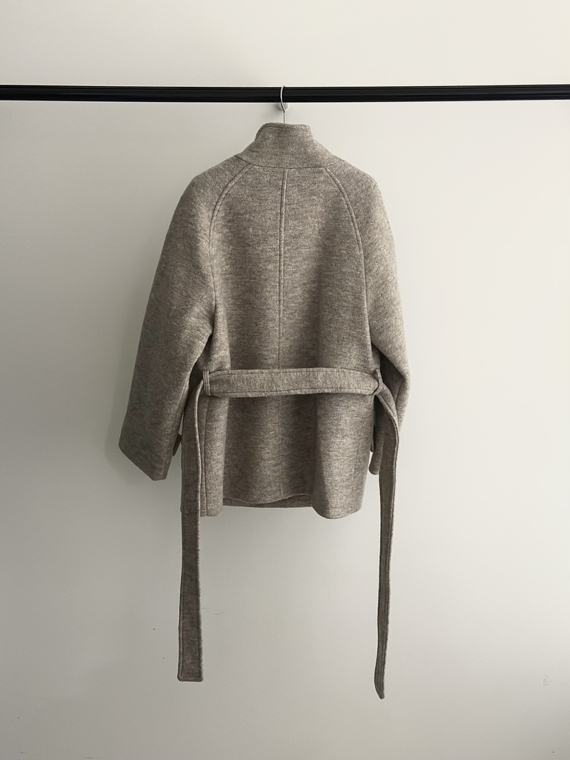 ANDTERRACE東大門㊣代購女士新品25秋冬真品時尚人氣短款大衣ANDTERRACE短款大衣