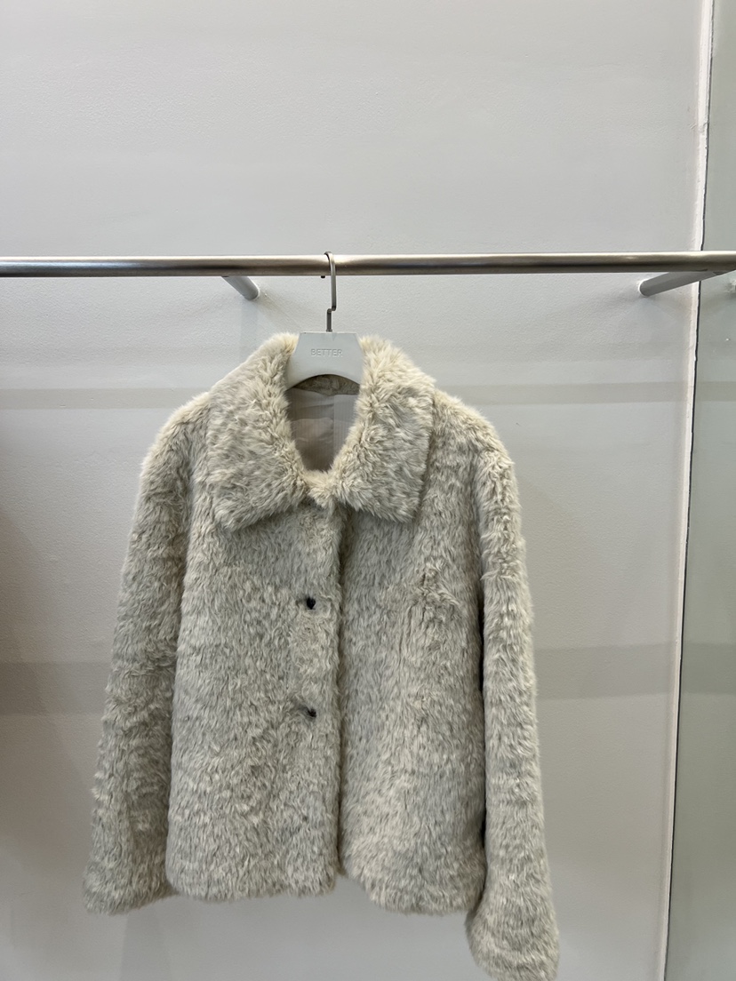 BETTER韓國直郵㊣女裝新品時尚真品熱賣休閑推薦職業夾克抓絨BETTER夾克圖色1